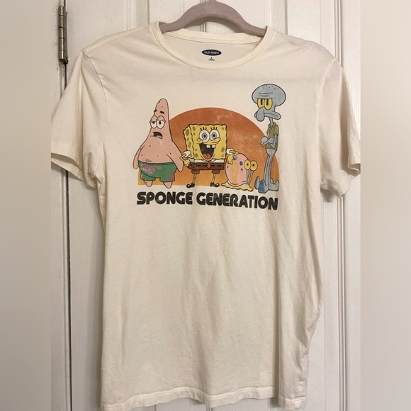 Old Navy Men’s Sponge Bob Generation T-shirt Sz. Small - Picture 4 of 4
